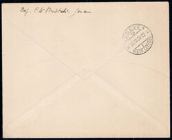 SALON DE L'AUTOMOBILE, R-Satzbrief mit passendem R-Zettel