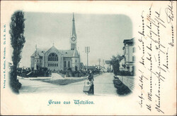WETZIKON, Gruss aus, Litho, 1899