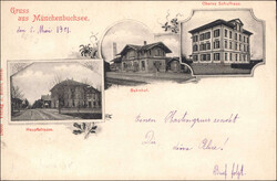 MÜNCHENBUCHSEE, 3 Bilder, 1901