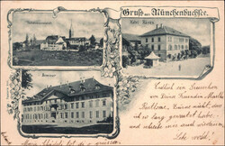 MÜNCHENBUCHSEE, 3 Bilder, 1900