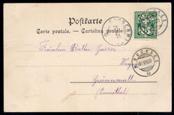 MÜNCHENBUCHSEE, 1 Bild, sw-Foto-AK, 1900