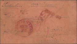 1852: Brief aus den USA nach Hoffwil (Münchenbuchsee), diverse ...