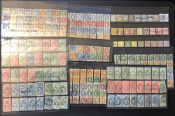 1862-1907: SITZENDE HELVETIA/UPU/STEHENDE HELVETIA, vielseitiges Lot ...