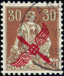 30Rp., suaber gestempelt WANGEN