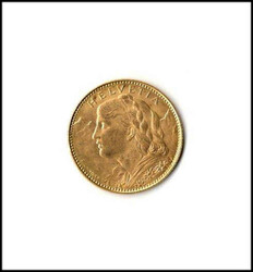 1922: 10 Franken GoldvreneliAutomatically generated translation:1922: ...