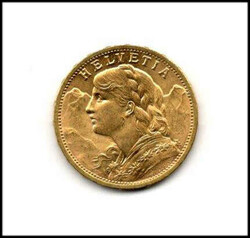 1912: 20 Franken GoldvreneliAutomatically generated translation:1912: ...