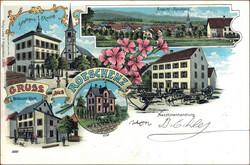ROESCHENZ, 5 Bilder, Farblitho, 1903