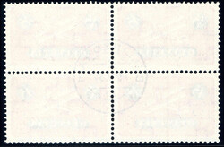 45Rp.rot/dunkelblau, geriffeltes Papier, BELLINZONA