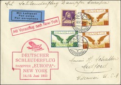 448085: Aviation, Airmail, Catapult Mail, North Atlantic Route