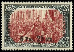 3 Cents auf 3 Pfennig bis 6.25 Pesetas auf 5 Mark postfrischer Satz, ...