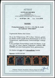 5 auf 30 Pfennig bis 80 auf 30 Pfennig Germania, ungebrauchte Marken, ...