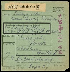 HAMBURG NEUENGAMME, Aussenlager SALZGITTER DRUETTE, post to the camp, ...