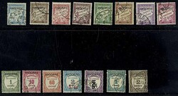 Portomarken 1931/32 komplett in tadelloser Erhaltung, Mi. 750.-  ...