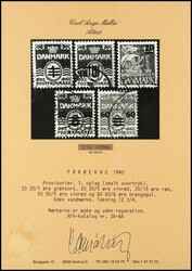 20 Öre bis 60 Öre brit. Besetzungsausgabe, tadellos, gestempelt, ...