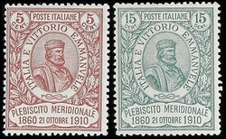 Volksabstimmung Neapel, übliche Zähnung, tadellos ungebraucht, Mi. ...