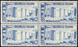 60 L. Mailänder Messe, postfrischer 4er-Block, Mi. 220.-  ...