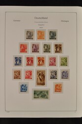 1947-1959, postfrische, bis auf den sog. Urdruck-Satz (Mi.-Nr. ...