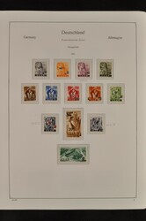 1947-1959, postfrische, bis auf den sog. Urdruck-Satz (Mi.-Nr. ...