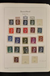 1945-1946, postfrische und ungebrauchte Sammlung mit über 20 ...