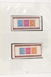 1945-1949, postfrische, ungebrauchte und gestempelte Sammlung mit u.a ...