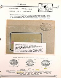 1945-1949, interessante Sammlung Briefe und Ganzsachen im Ordner. ...
