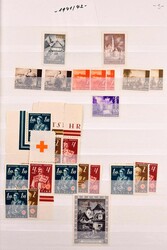 Postfrischer Bestand mit besseren Ausgaben, dabei Nr. 39-40, 115 (22) ...