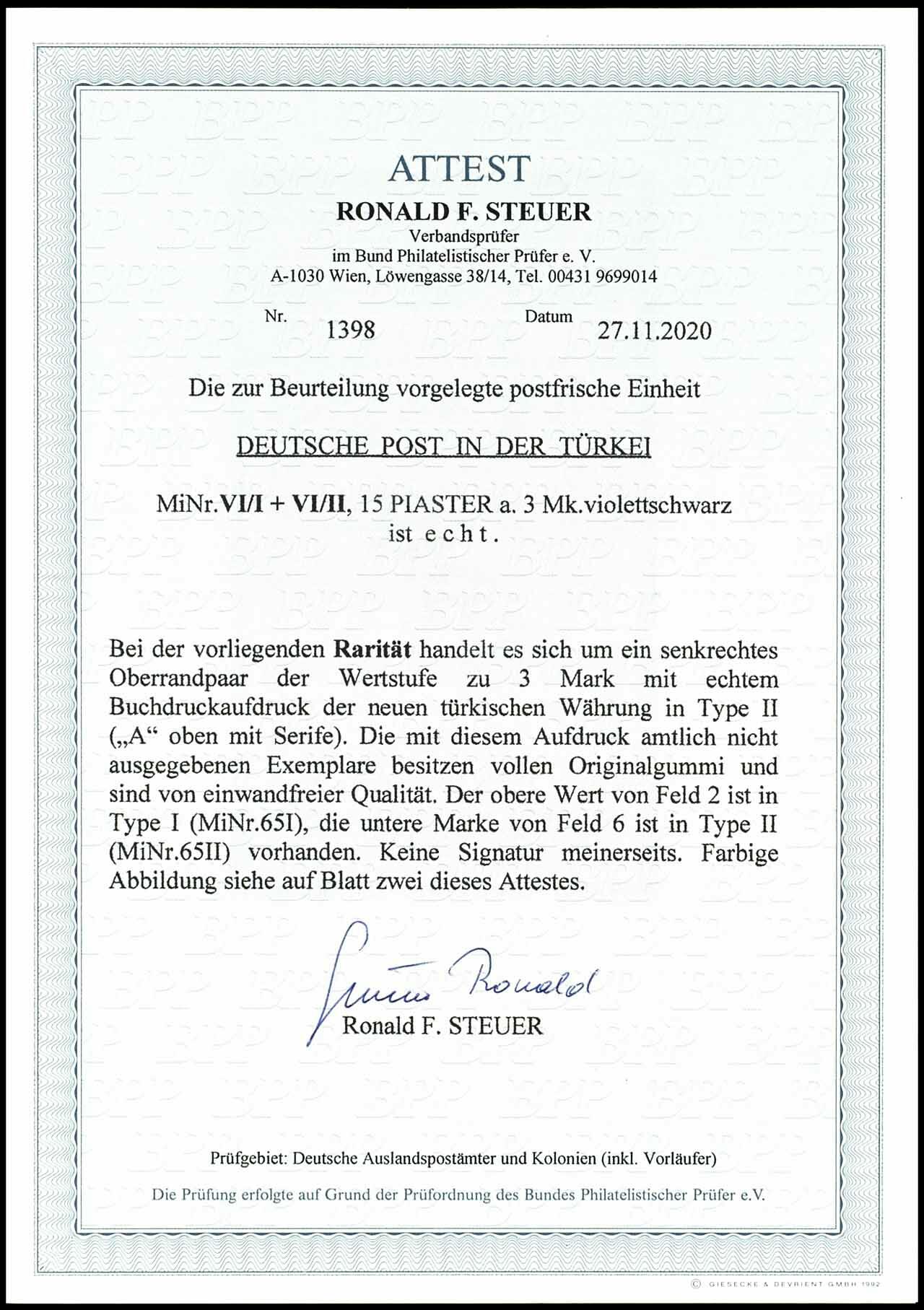 Image 1 for lot number 1694 for Dr. Reinhard Fischer 202nd Auction