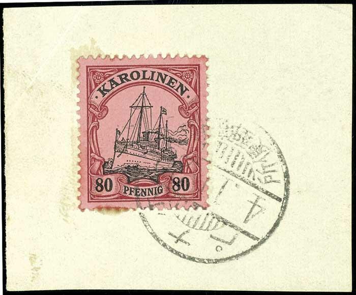 10 pfennigs and 80 pfennigs imperial yacht, two faultless letter ...