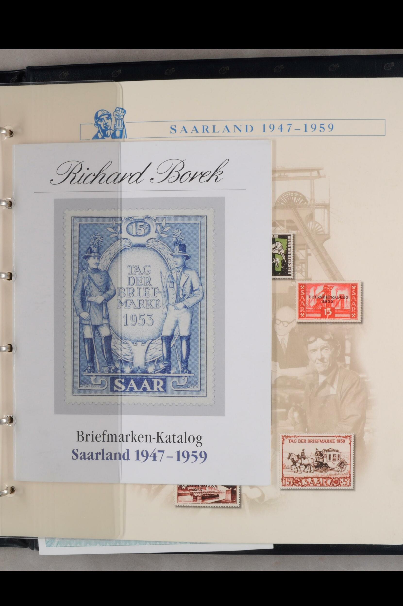 1947-1959. Postfrische, nach Vordruck komplette Sammlung mi ...