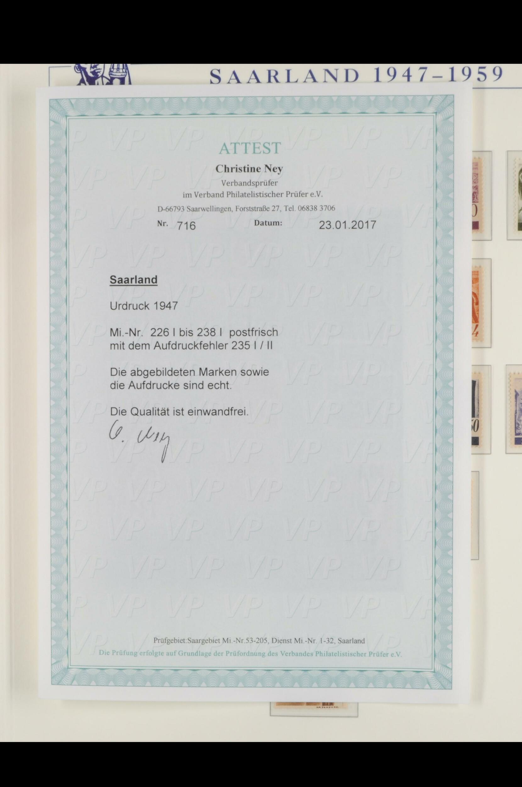 Image 3 for lot number 4716 for Dr. Reinhard Fischer 202nd Auction