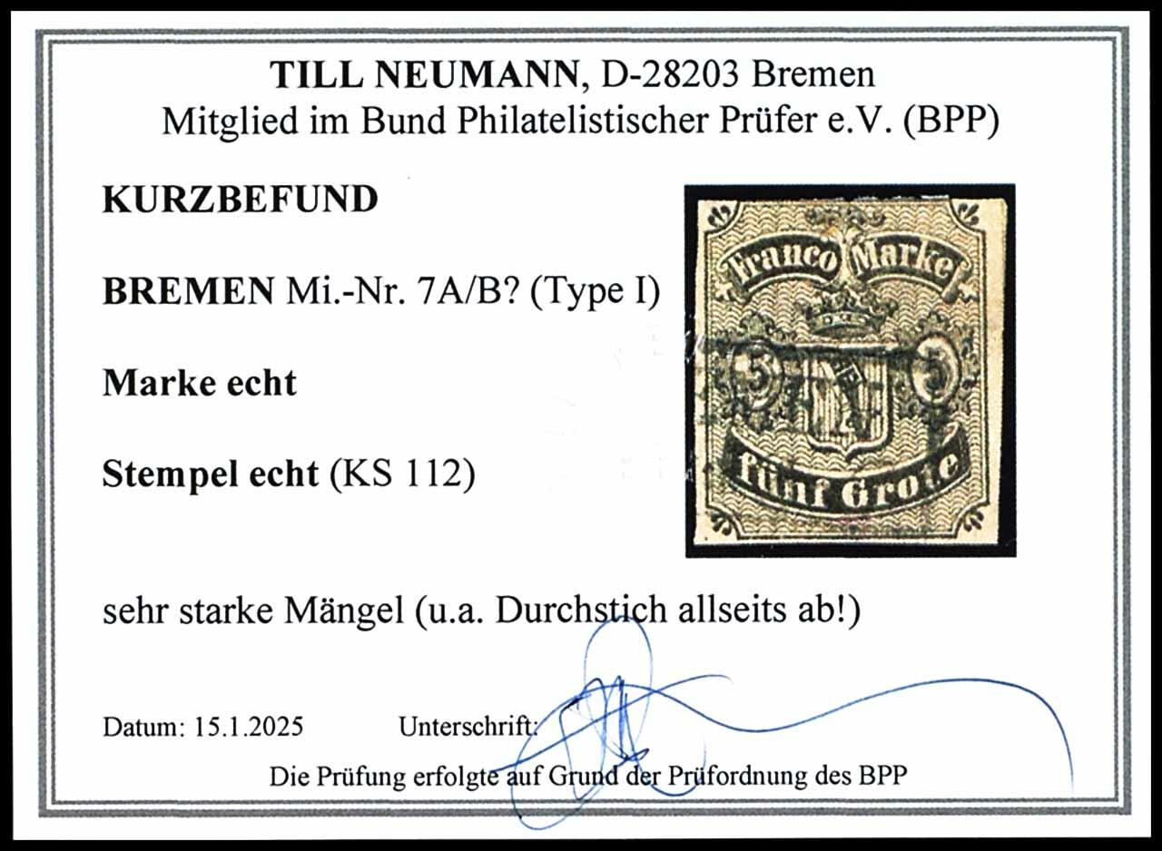 Image 1 for lot number 64 for Dr. Reinhard Fischer 202nd Auction