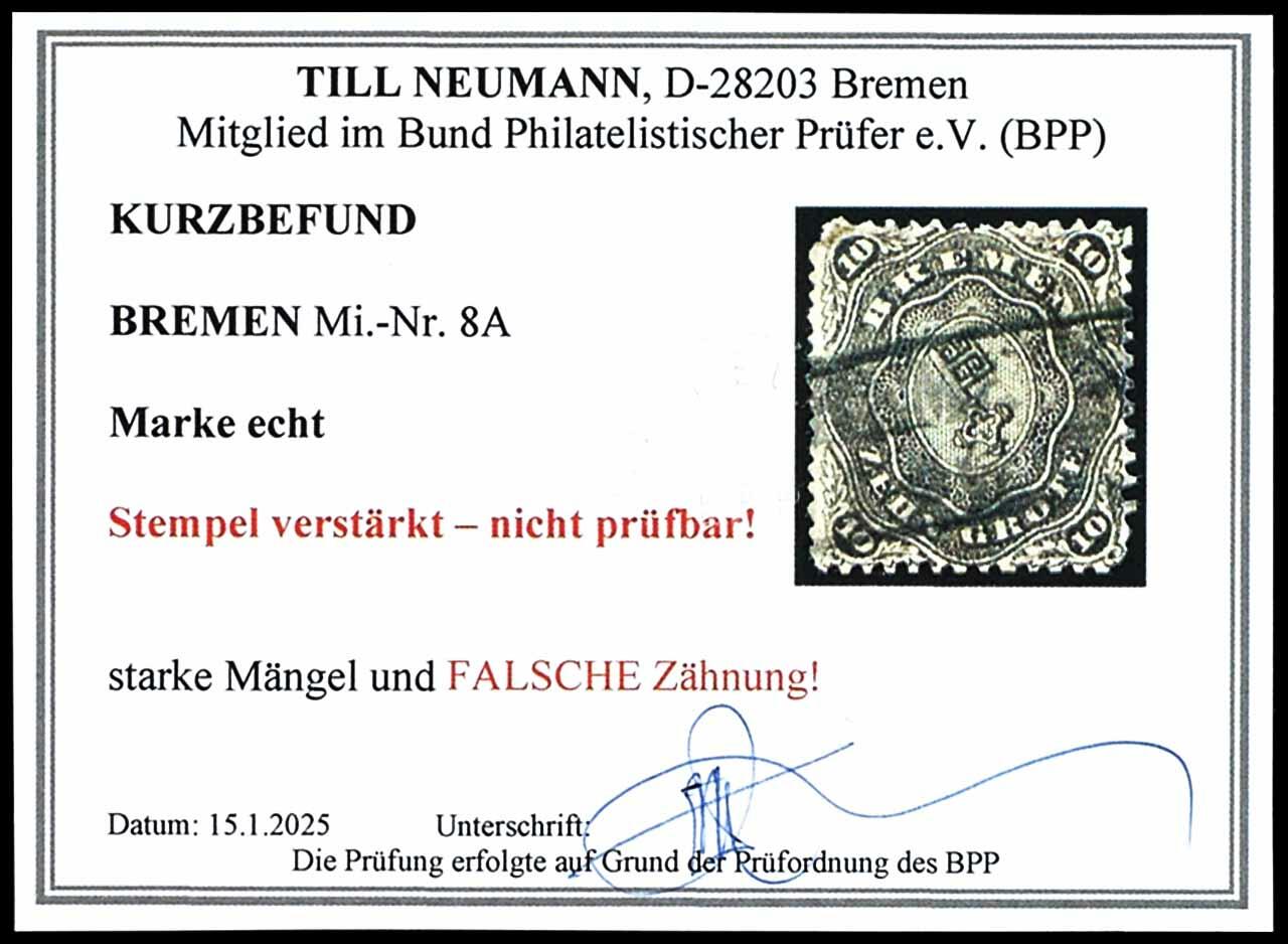 Image 1 for lot number 65 for Dr. Reinhard Fischer 202nd Auction