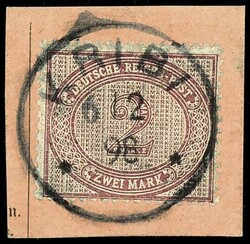 2 Mark "Innendienst" auf tadellosem Postanweisungsabschnitt mit ...