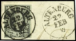 85: Old German States Saxony - Cancellations and seals