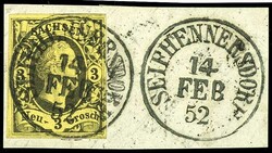 85: Old German States Saxony - Cancellations and seals