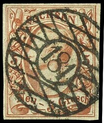 85: Old German States Saxony - Cancellations and seals
