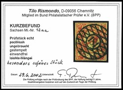 "181" Rothenkirchen, S.O.T.N on full margins outstanding quality 5 ...