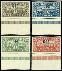 330: Plebiscit Slesvig 1920 - Official stamps