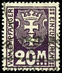 340: Gdansk - Postage due stamps