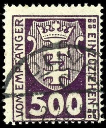 340: Gdansk - Postage due stamps