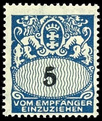 340: Gdansk - Postage due stamps