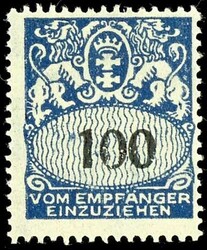 340: Gdansk - Postage due stamps