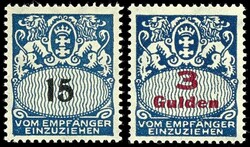 340: Gdansk - Postage due stamps