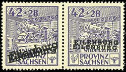 860: ドイツ地方切手・Eilenburg - Se-tenant prints