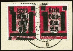 930: ドイツ地方切手・ Glauchau