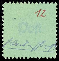 12 Pf. mit Abart "ohne S/E", tadellos postfrisch, Mi. 250.-