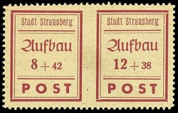 1195: ドイツ地方切手・ Straussberg