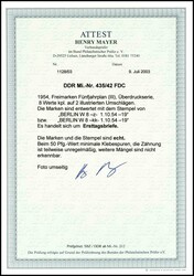 5 auf 6 Pfennig bis 70 auf 84 Pfennig Fünfjahrplan, acht Werte ...