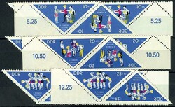 1380: ドイツ民主共和国 - Se-tenant prints