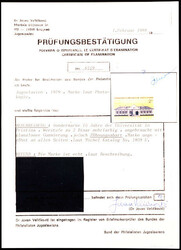 2 Din. university Pristine imperforated from of the right upper ...